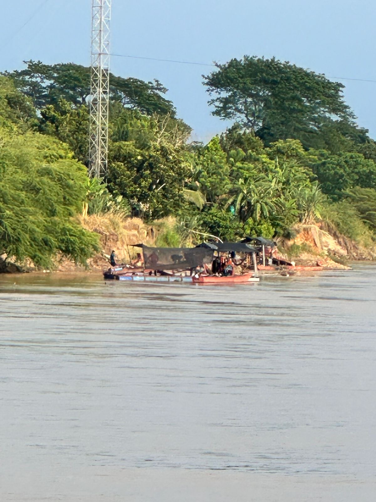 Mining landscape in Colombia